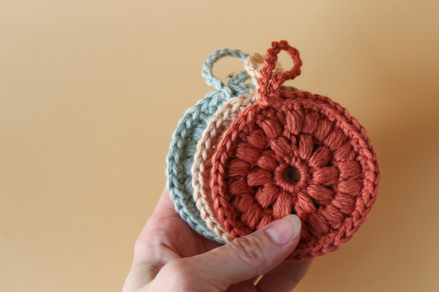 Hand Crocheted Facial Rounds