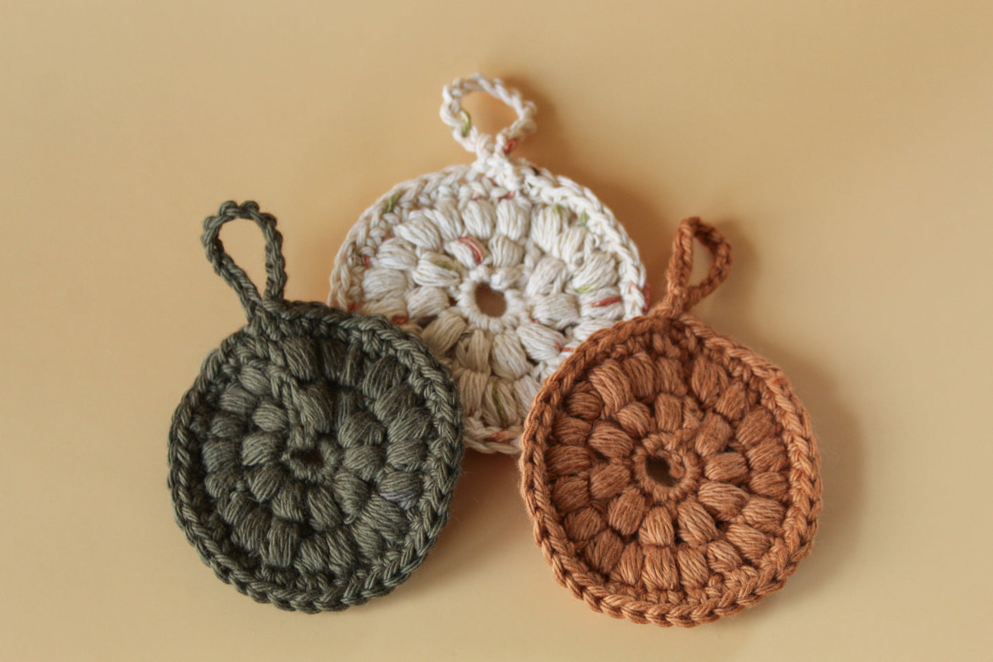 Hand Crocheted Facial Rounds