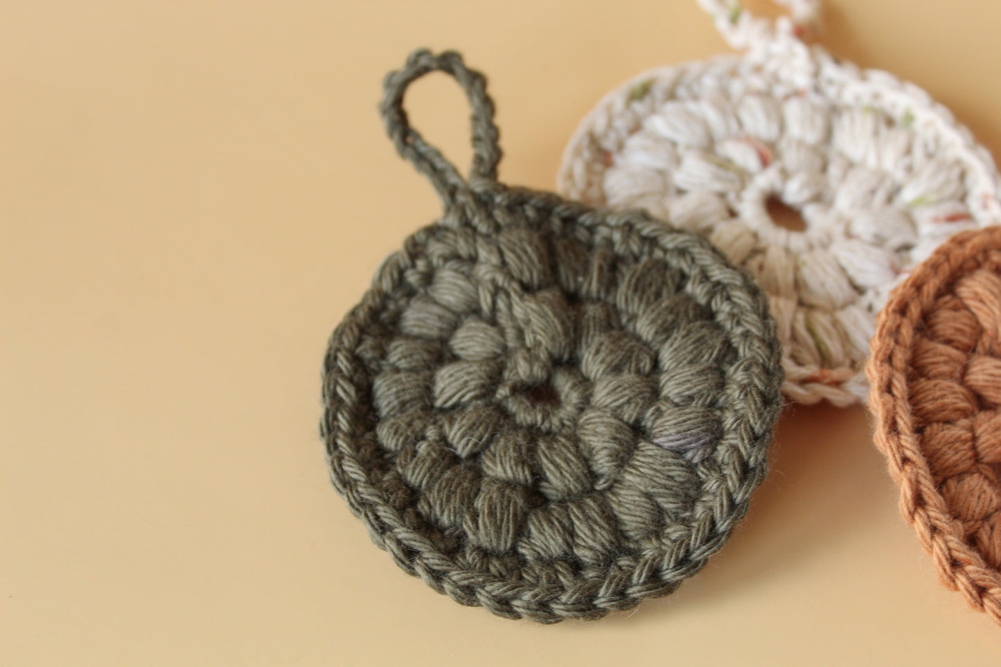 Hand Crocheted Facial Rounds