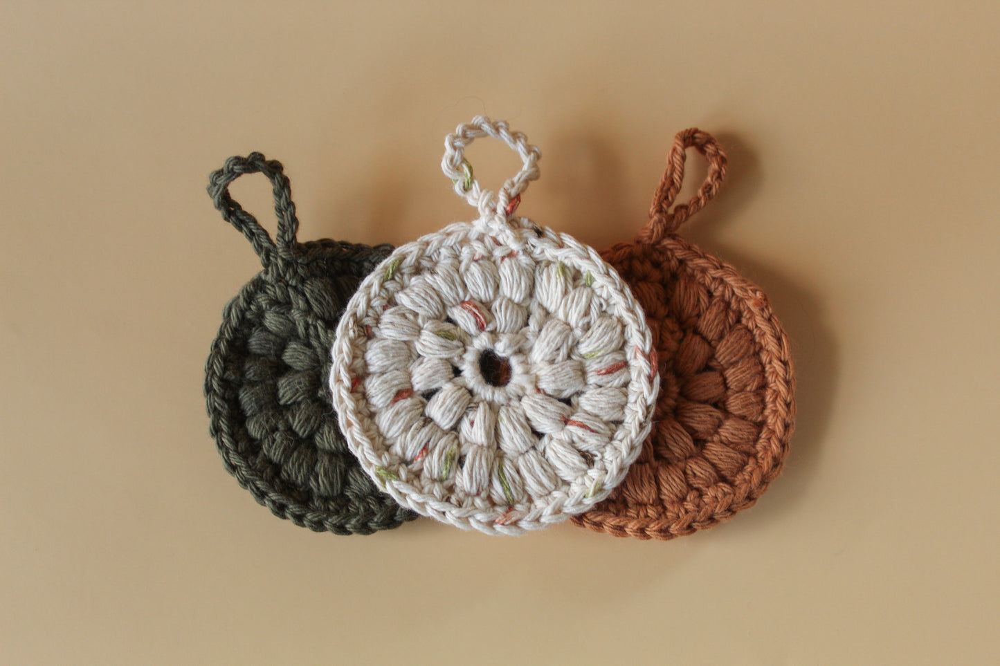 Hand Crocheted Facial Rounds