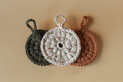 Hand Crocheted Facial Rounds