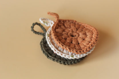 Hand Crocheted Facial Rounds