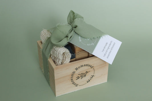 Wooden Crate Gift Set
