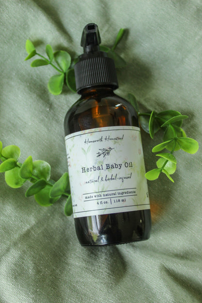 Herbal Baby Oil + Balm Bundle