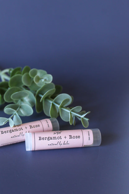 Bergamot + Rose Lip Balm