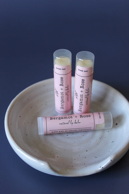 Bergamot + Rose Lip Balm