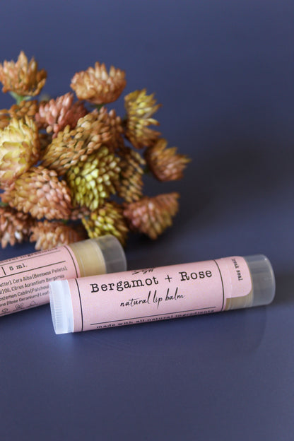 Bergamot + Rose Lip Balm